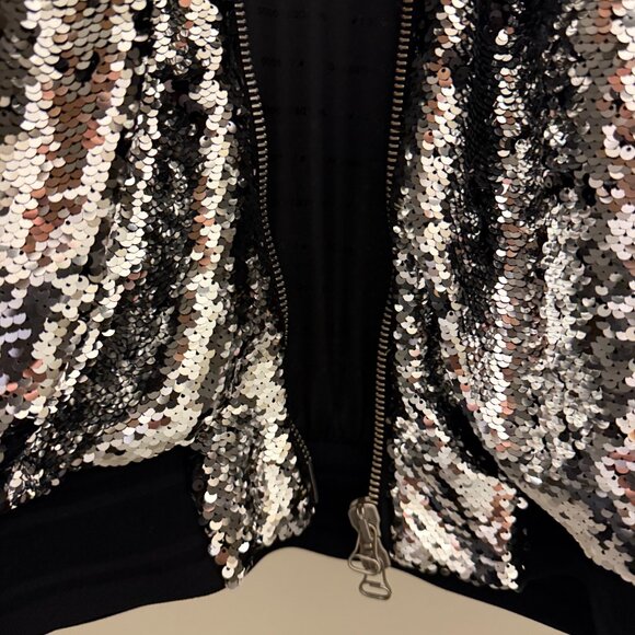 Golden Goose Men's Joshua Sequin Bomber Jacket Size 48 IT - Picture 11 of 13